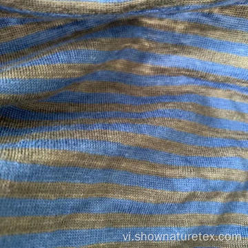 Linen Yarn Dyed Knit Jersey